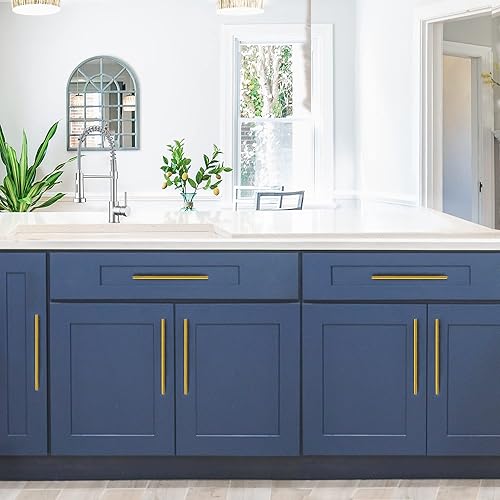 Vista 29 de Ravinte Tiradores de gabinete de 10 pulgadas, color negro mate, tiradores de acero inoxidable para gabinetes de cocina, tiradores de gabinete de 10