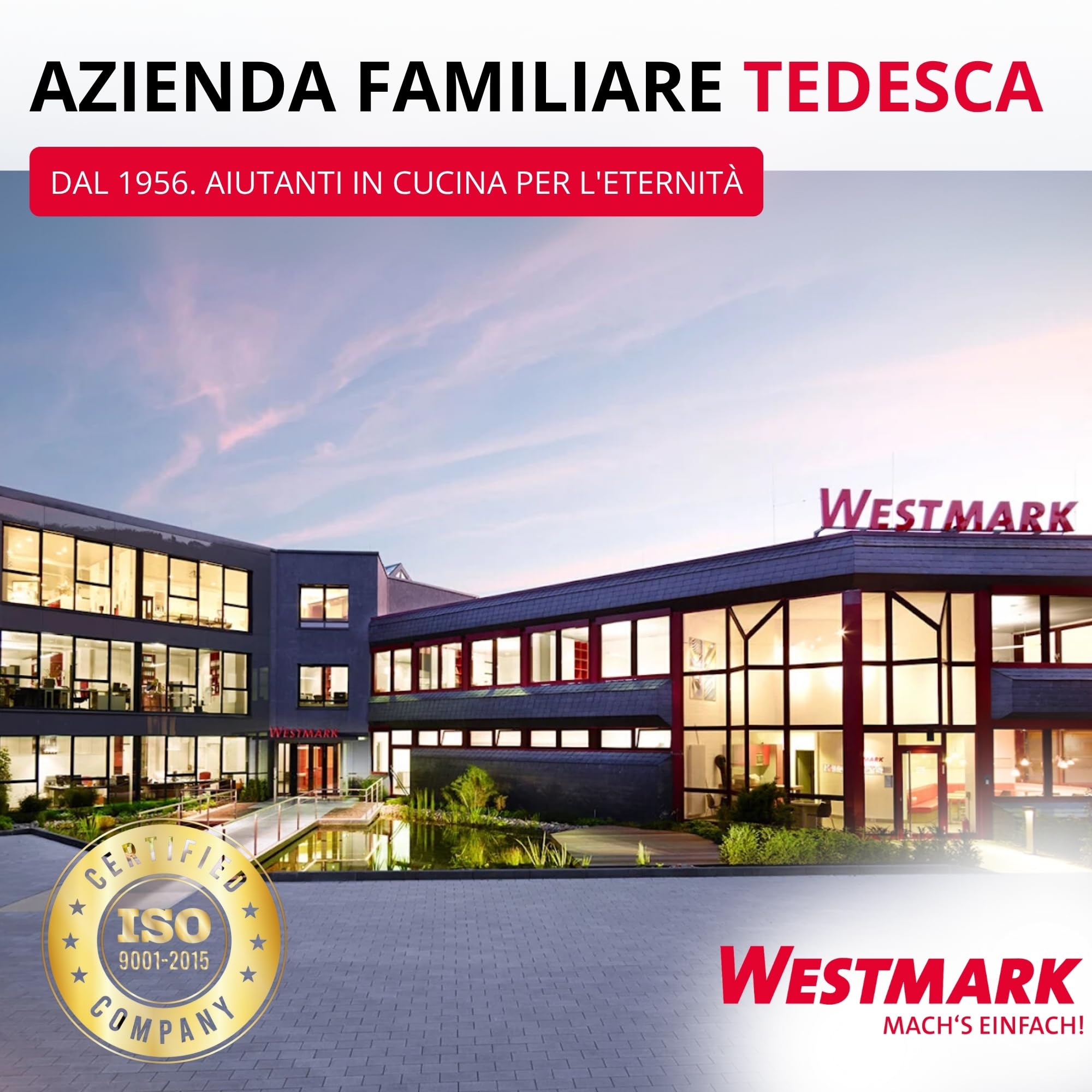 Westmark Sieger Clou 30 Apriscatole da montare al tavolo 84 cm Acciaio inox