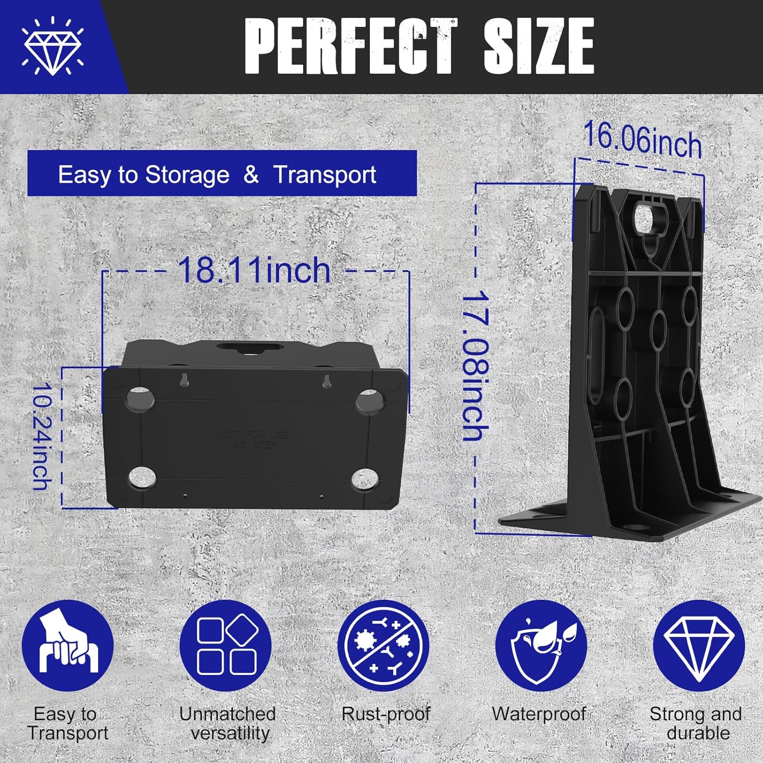 Multi Purpose Wire Dispenser, Cable/Wire Spool Rack, Wire Spool Caddy, Holds Spools Up to 34" In Diameter, Load Capacity 330 LBS, 1 Pair (BLACK)