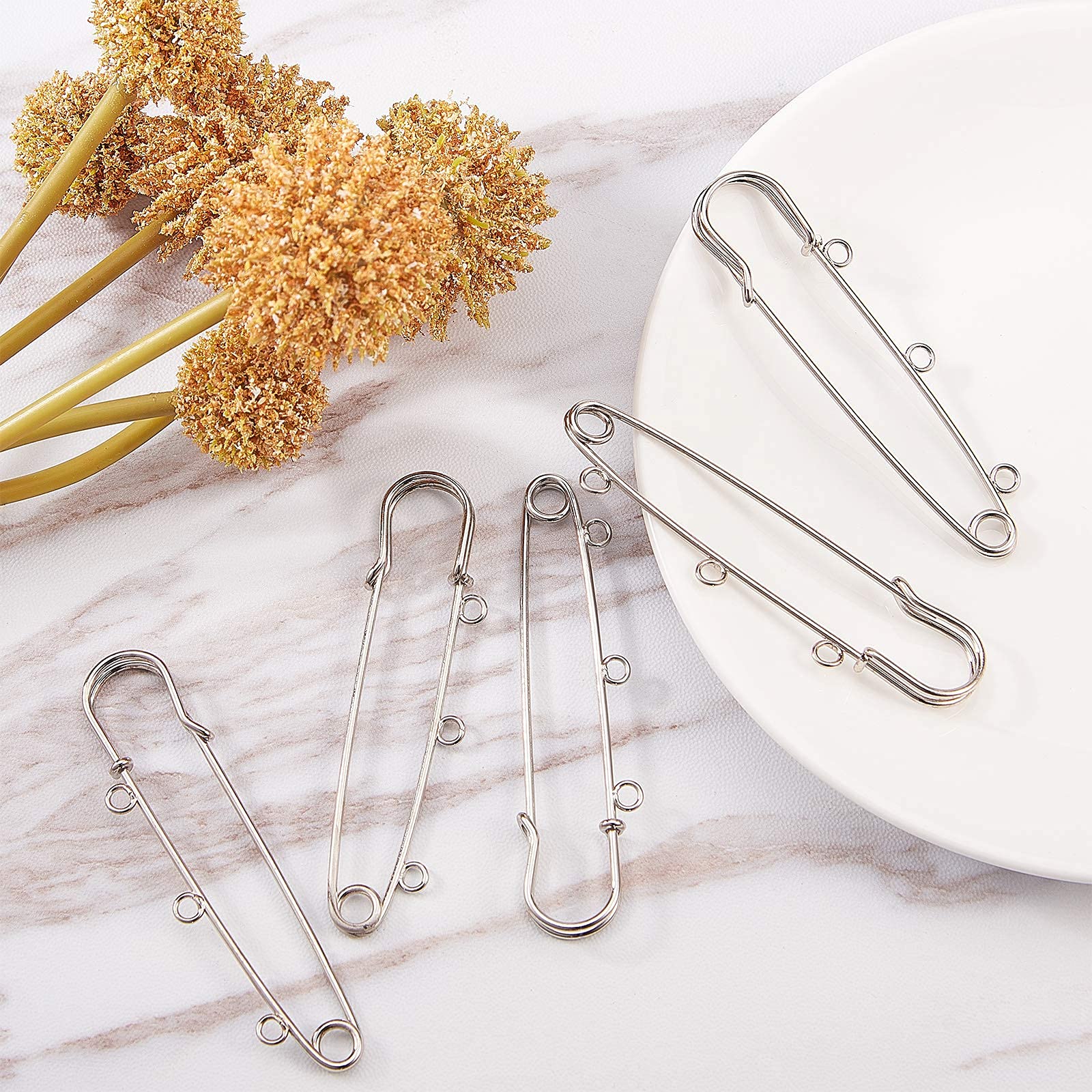 Spilla Kilt Spilla Per Kilt Da 3 Pollici - Finitura Argento O Oro, Ideale Per Kilt E Gonne Plissettate Spilla Kilts Wi Hae - Foto 9