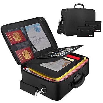 Fireproof Document Bag Document Safe Organizer (17.2