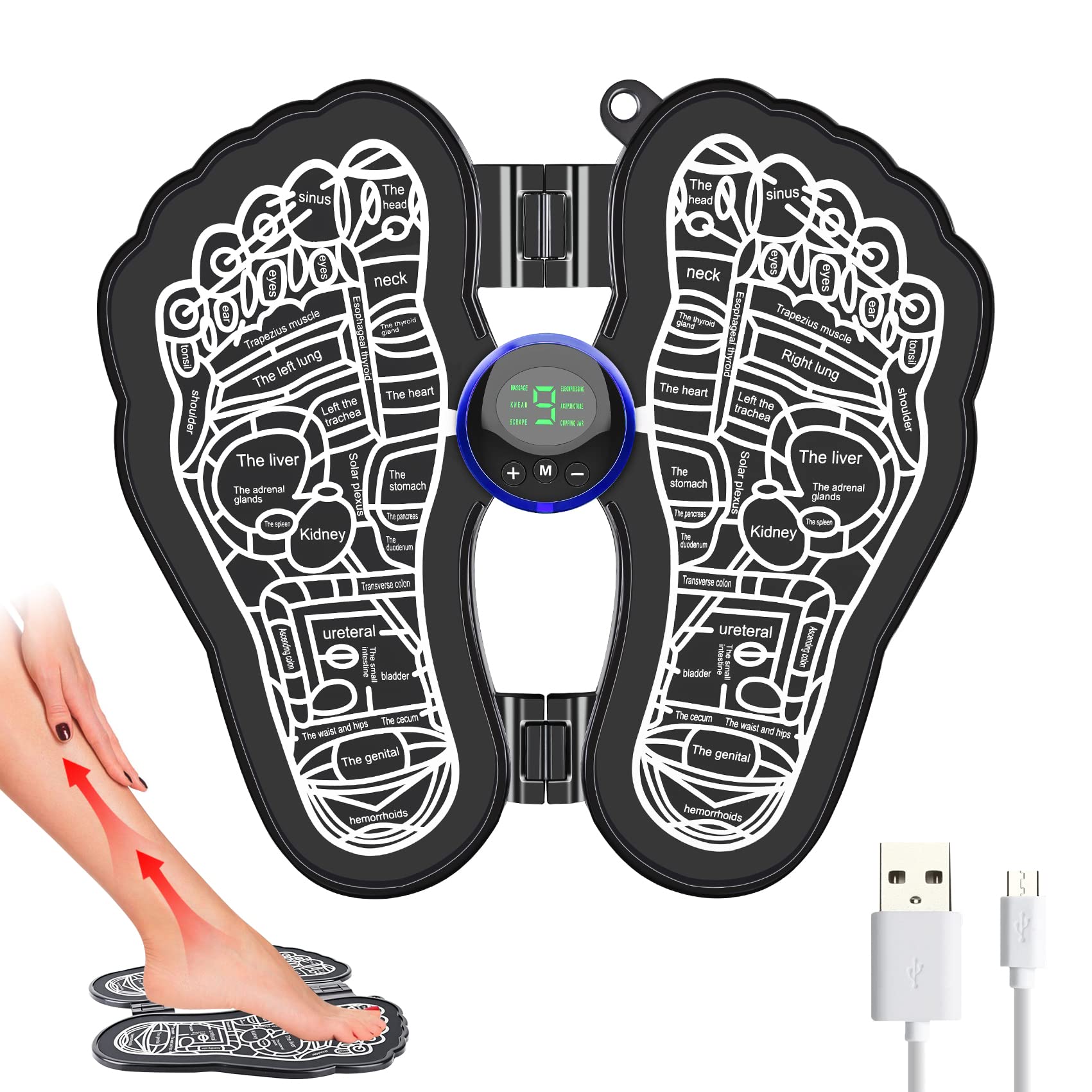 NEXTWOOD Foot Massager Mat,Portable Foot Massager,Improves Legs Circulation,Relaxation Gift for Women Men