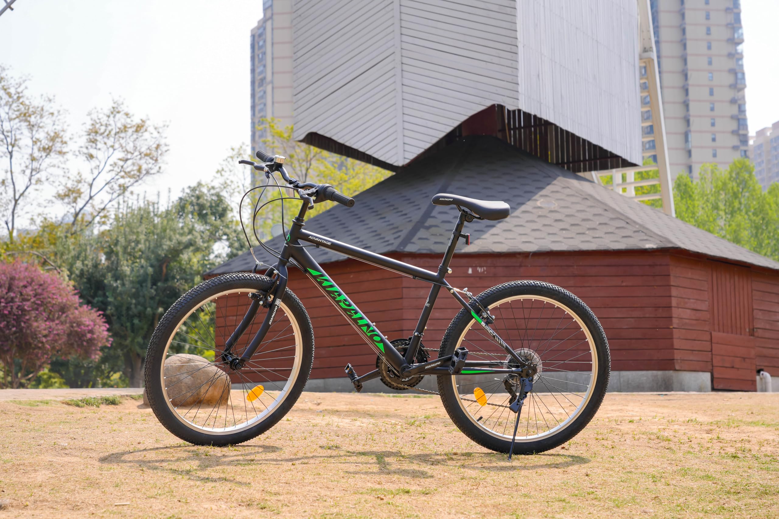 Ecarpat Mountain Bike 26 Inch for Men Women, 21 Speeds High-Carbon Steel Frame, Classic Adult Teens Sport Bicycle, V Brakes Bicycle for Snow City Commuters and Short Trip