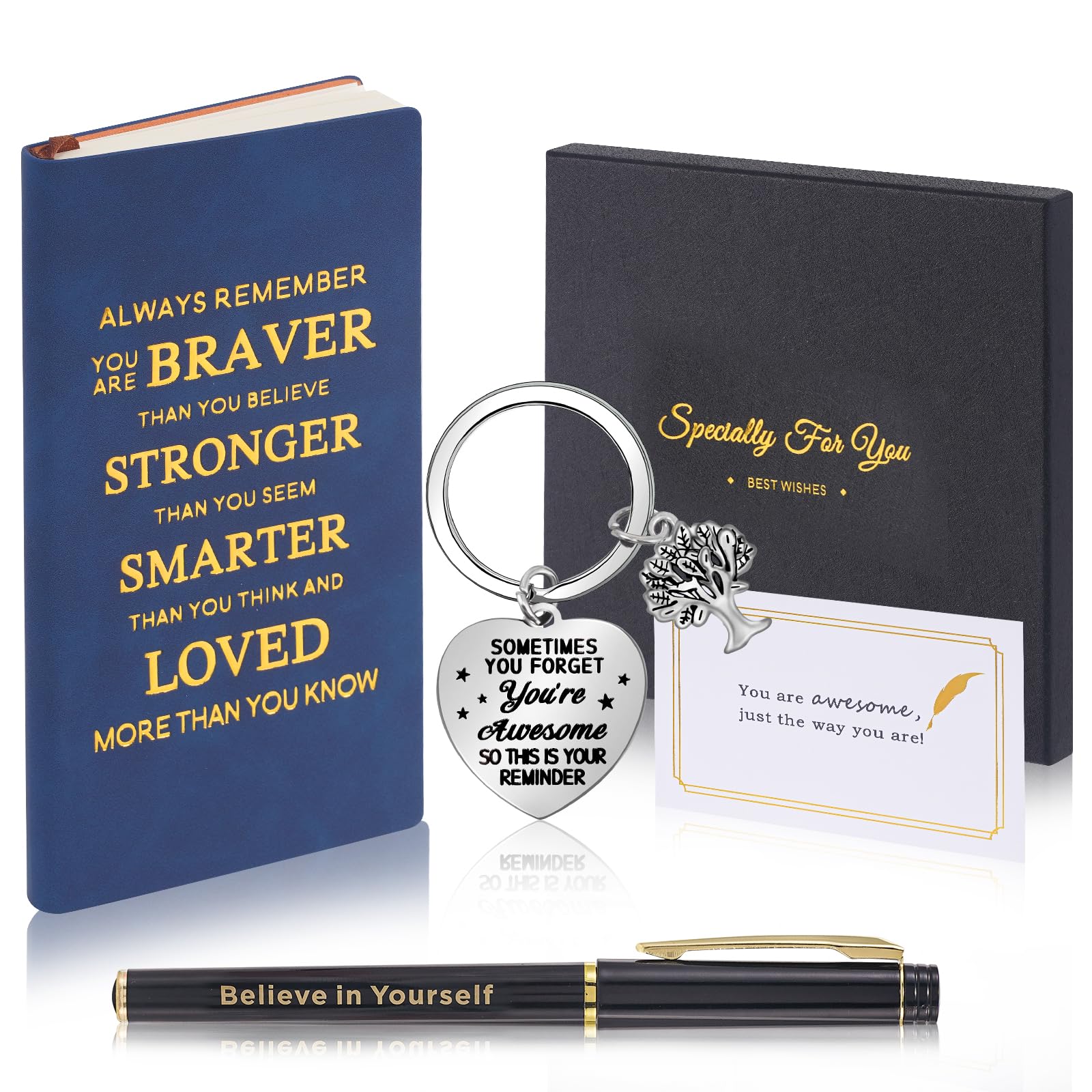 Friendship Gifts For Women Men, Inspirational Quote Notebook Gift, Best Friend Motivational Gift, Spiritual Gifts For Women Men, Leaving Gifts Cheer Up Gifts Thank You Gifts For Friends Colleagues