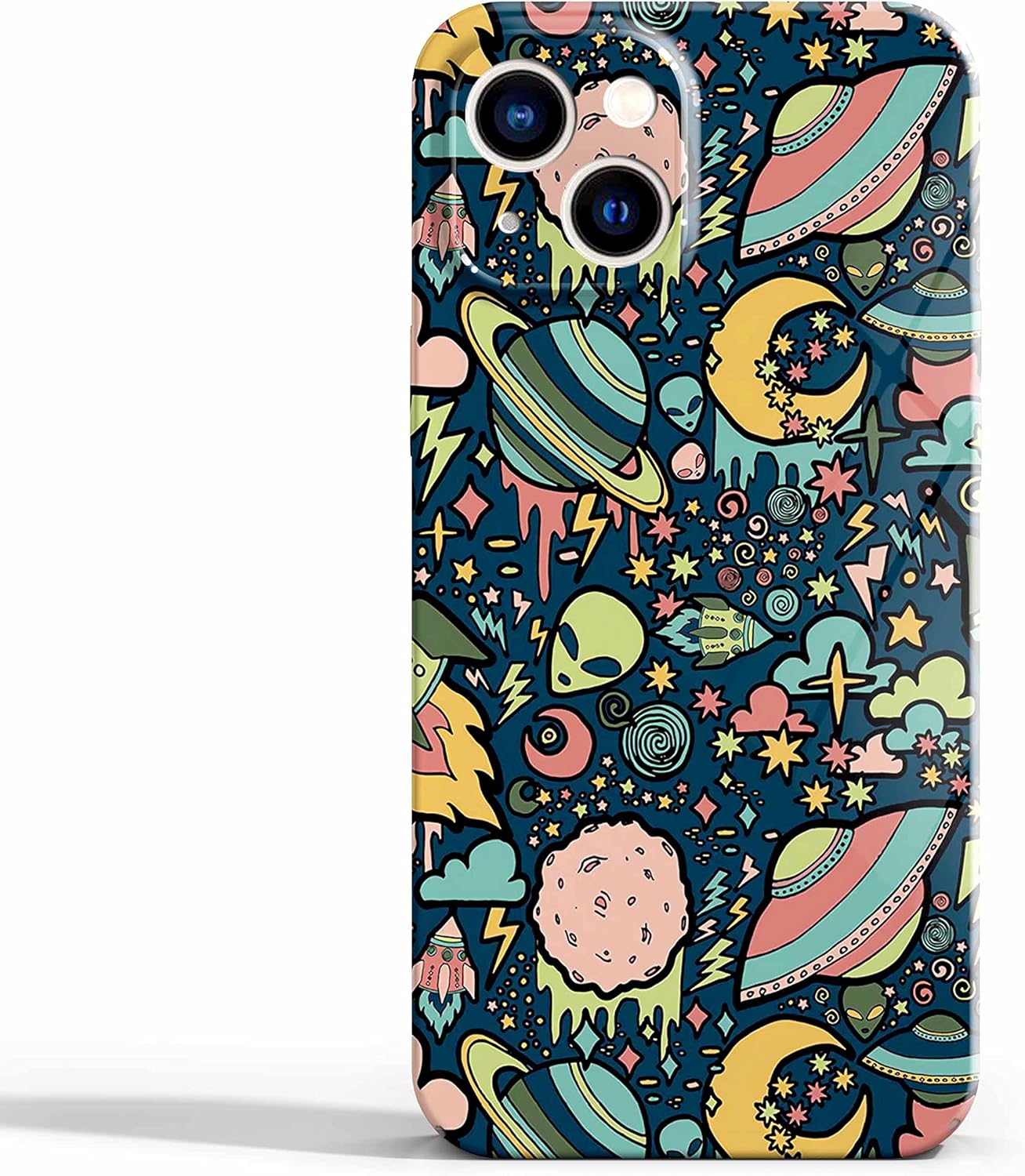 mehidpur Space Alien Case for iPhone 14,UFO Stars Universe