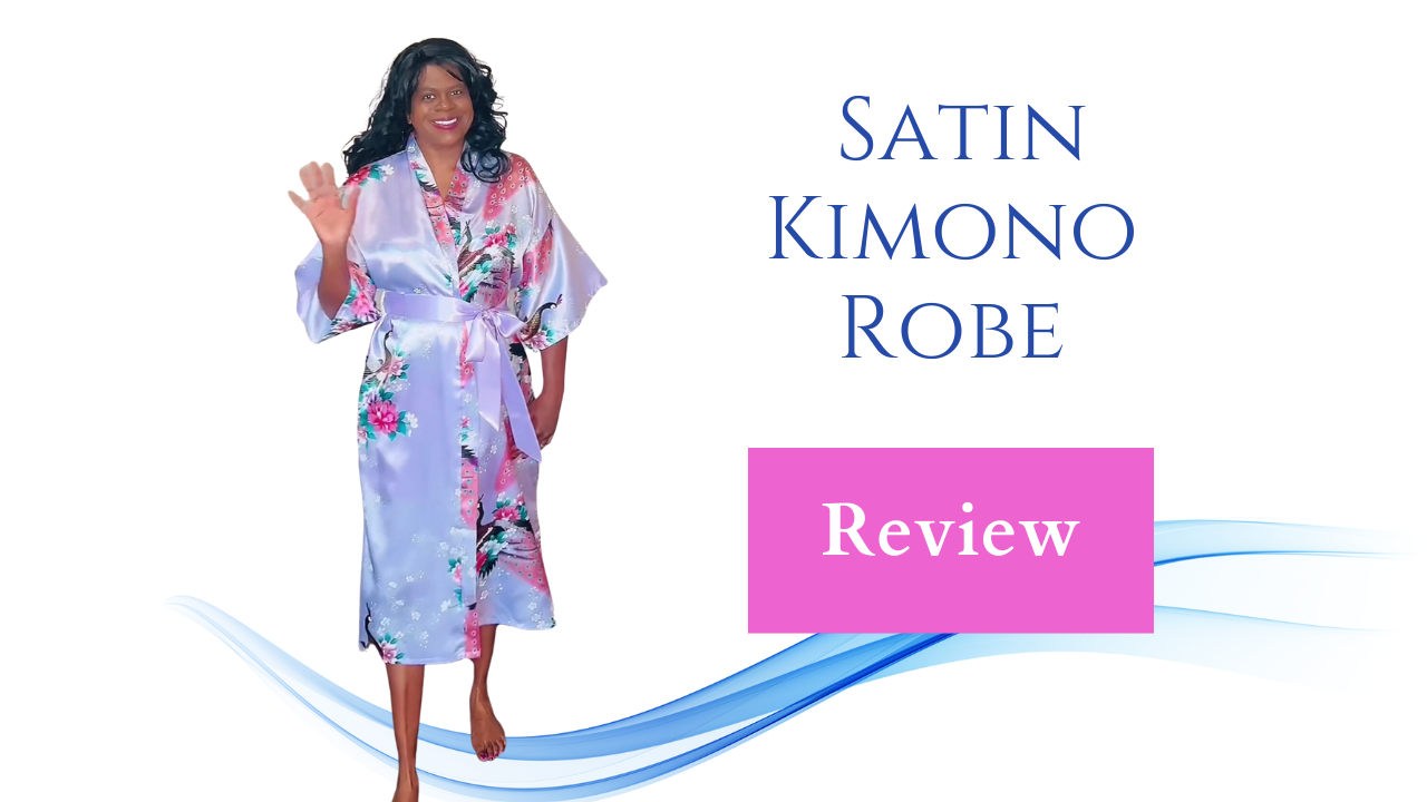 Watch Mothers Day - Pretty Satin Kimono Robe For Women #mothersday on ...