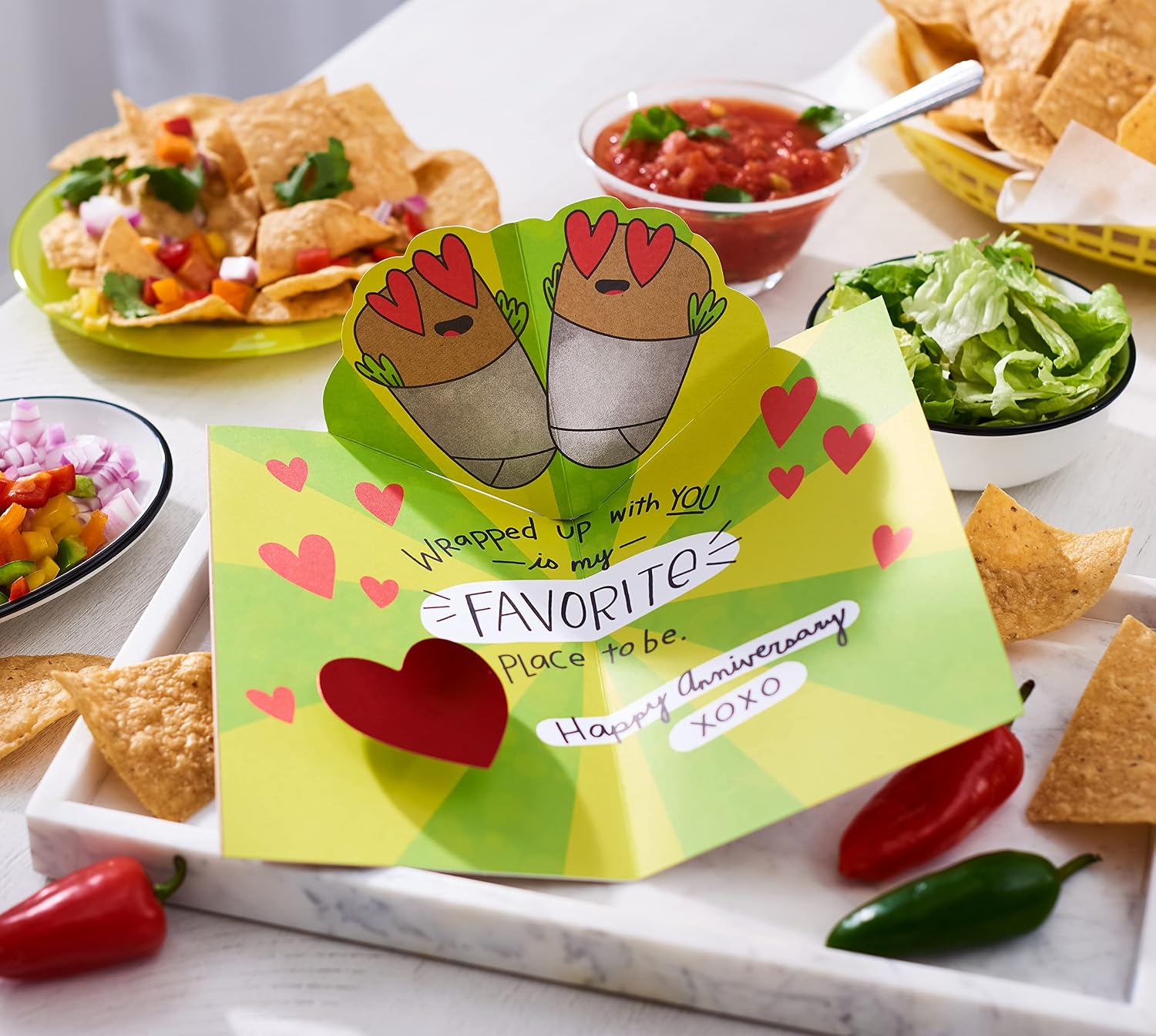 American Greetings Funny Anniversary Card for Husband, Wife, Boyfriend, Girlfriend or Significant Other (Wrapped Up With You)