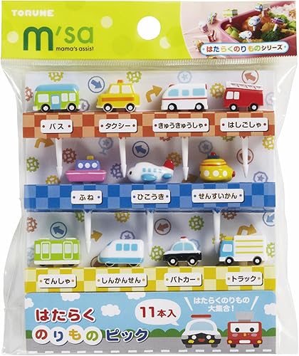 Miniatura 2 de Torune - Vehículos comerciales Food P-3170 para bento, 11 palillos, surtidos
