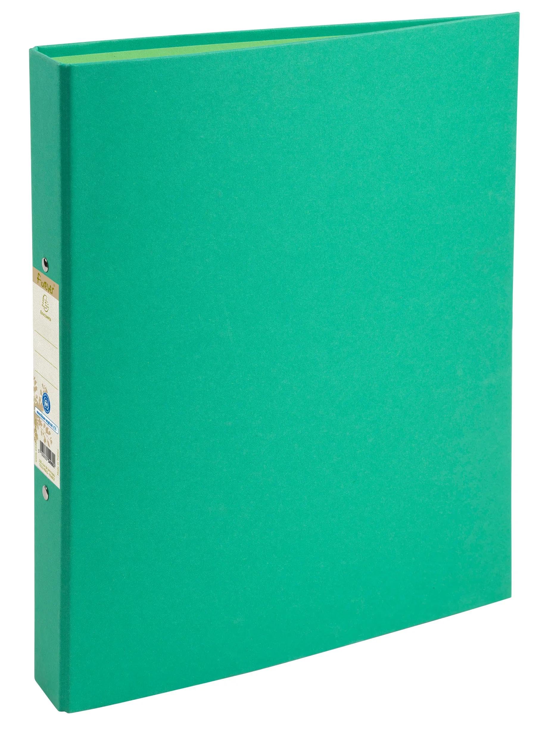 Exacompta 10 raccoglitori Forever A4 2 anelli verde