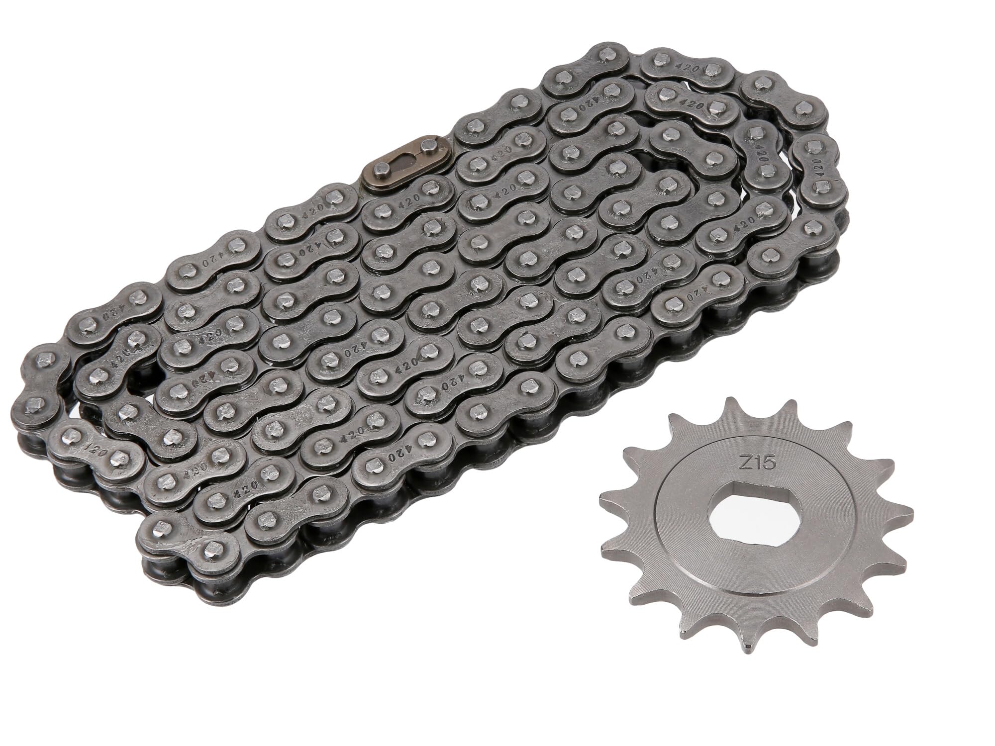Großes Kettenradantrieb-Set (Ketten-Set) - für Simson S51, S53