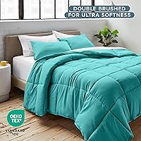 Vista 31 de Bare Home Comforter Set - King/California King Size - Ultra-Soft - Goose Down Alternative - Premium 1800 Series - All Season Warmth