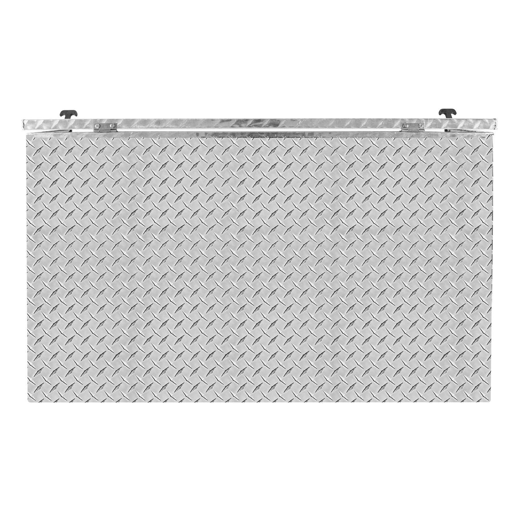 Wózek golfowy Utility Cargo Box Heavy Duty Aluminium Diamond Plate Cargo Box Uniwersalne ładunki Przeciąganie Wózków Golfowych Części Duże Zapakowane Ładunki Łóżko Srebrny
