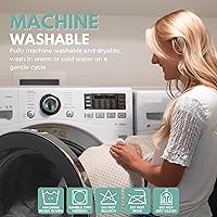 Vista 7 de Protector de colchón impermeable de bambú premium tamaño King de 78 x 80 pulgadas, 100% viscosa de bambú, hipoalergénico, funda de colchón