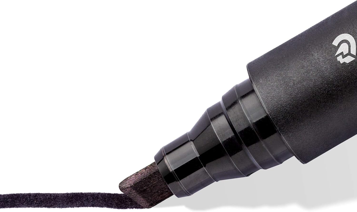 Staedtler Lumocolor Permanent Marker, Broad Chisel Tip, Refillable, Black 350-9
