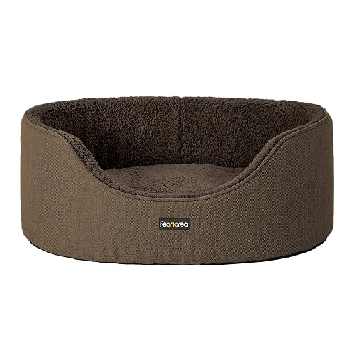 Feandrea Cama para Perro, Cojín Reversible, Lavable, 83 x 63 x 27 cm
