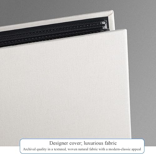 Miniatura 2 de Álbum de fotos de lino de 4 x 6 con capacidad para 408 bolsillos negros deslizantes, cubierta de tela, álbumes de fotos pequeños para boda,