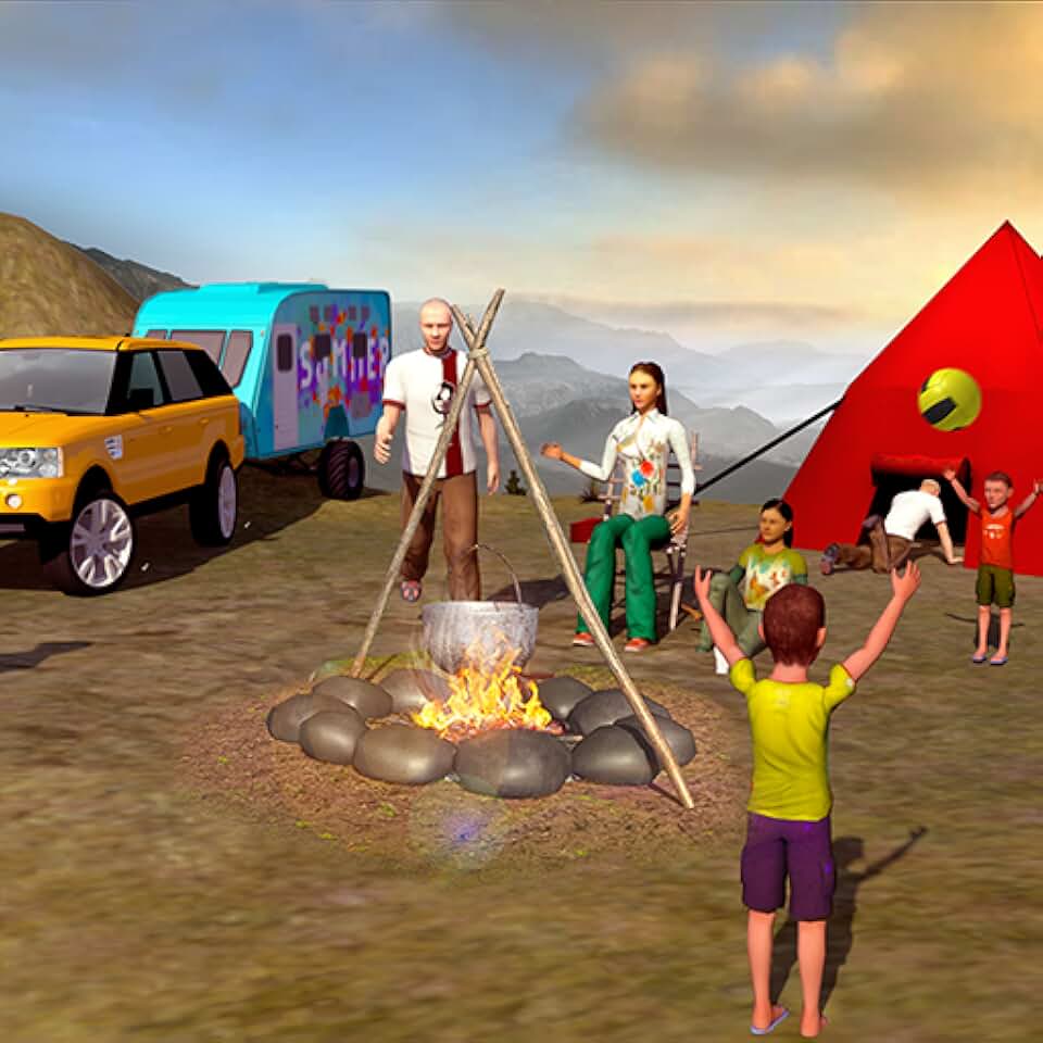 Camper van. Игры семейные путешествия. Family life игра. Путещесвтие с семьёй. Путешествие с семьей.