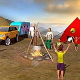 Summer Camper Van Driving Truck Simulator 2018: Happy Virtual Family Games Free for Kids