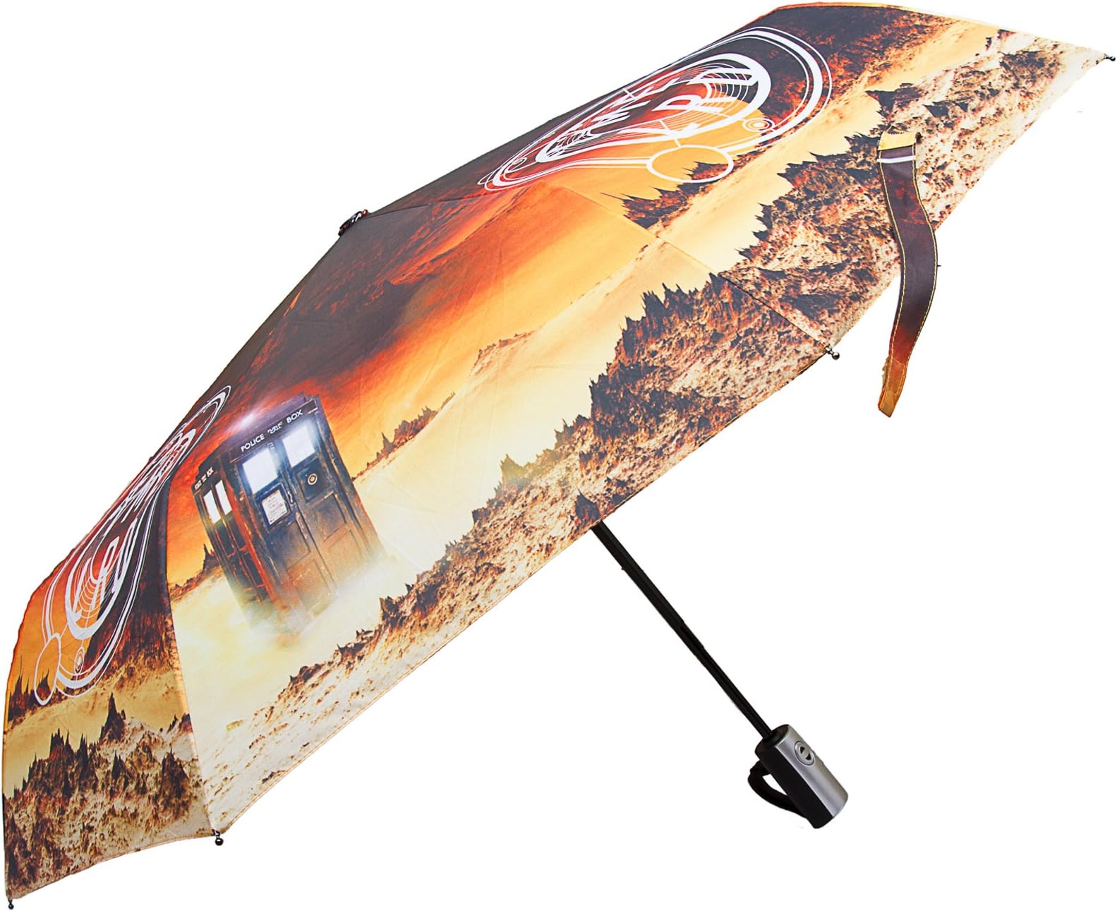 Official Doctor Who 'Time Lord' Tardis Folding Umbrella - Automatic Open and Close Umbrella by LOVARZI