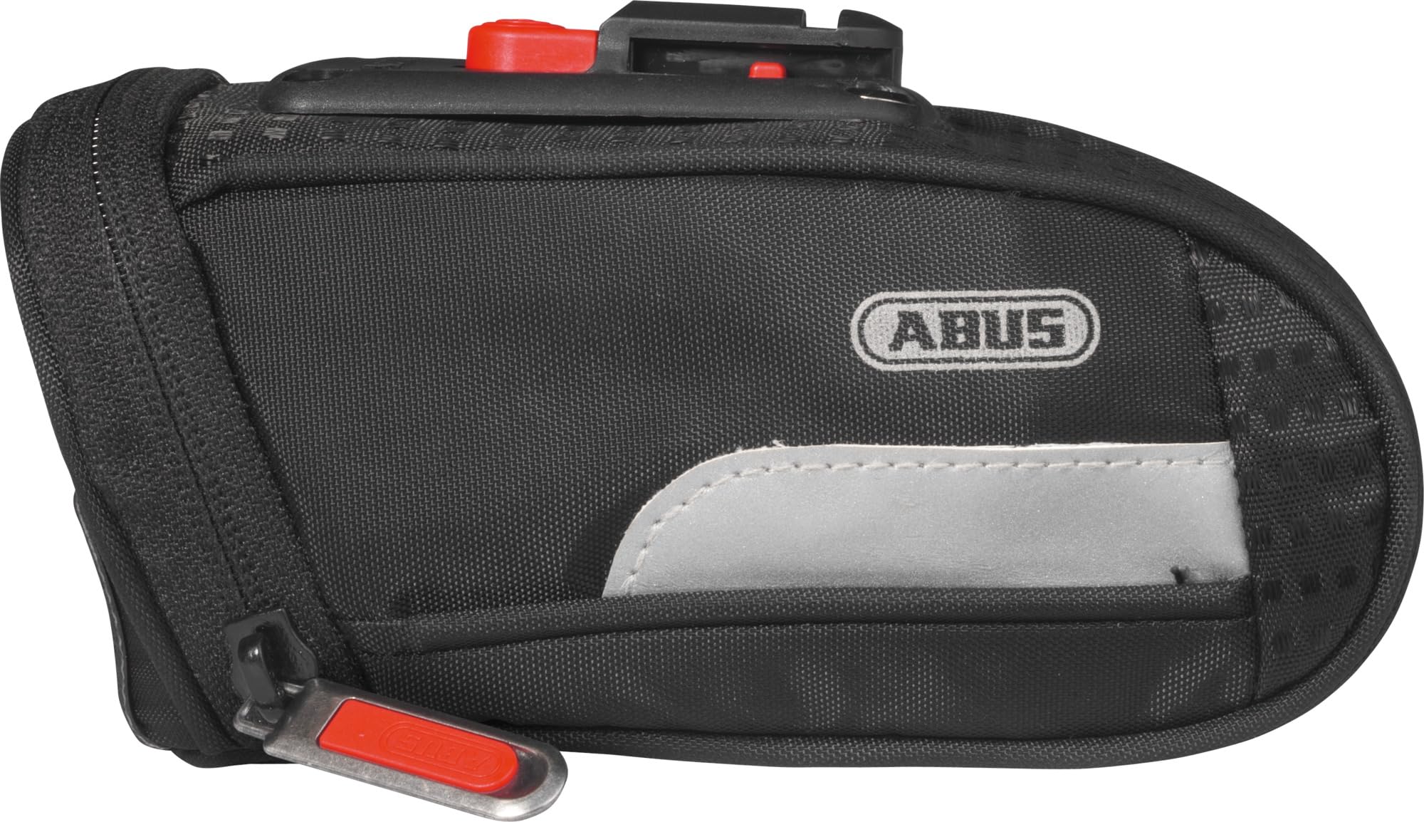 ABUS Satteltasche Oryde ST 2085 KF - Fahrradtasche mit Regenschutz - 145 mm x 75 mm - 0,7 Liter Fassungsvermögen, Schwarz