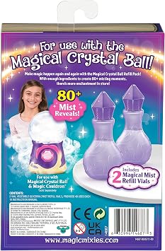 Magic Mixies 14687 Magical Mist and Spells Refill Pack for Magical Crystal Ball, Multicolor