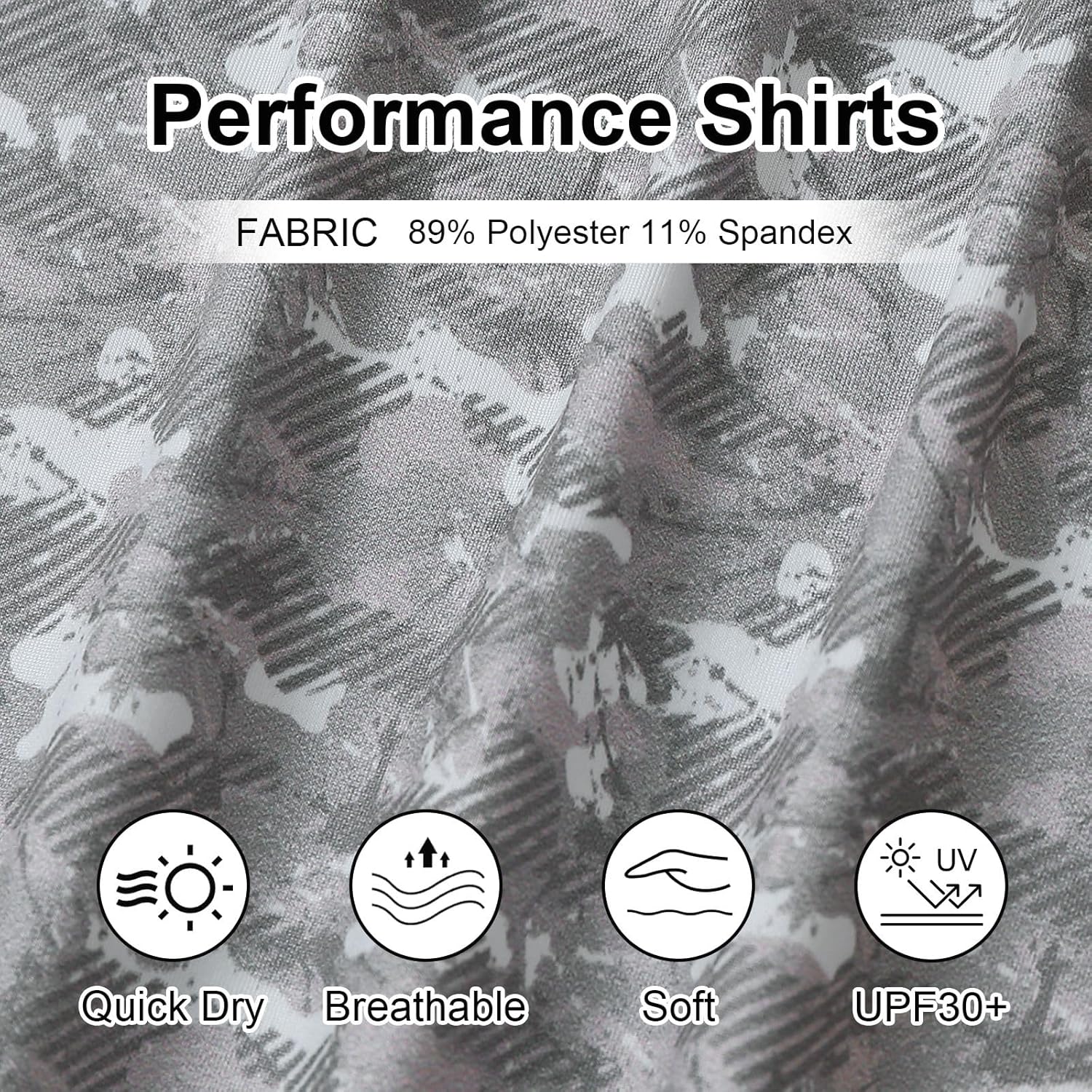 Golf Shirts for Men - Moisture Wicking Short Sleeve Performance Sport Casual Striped Collared Mens Polo Shirt - Image 5