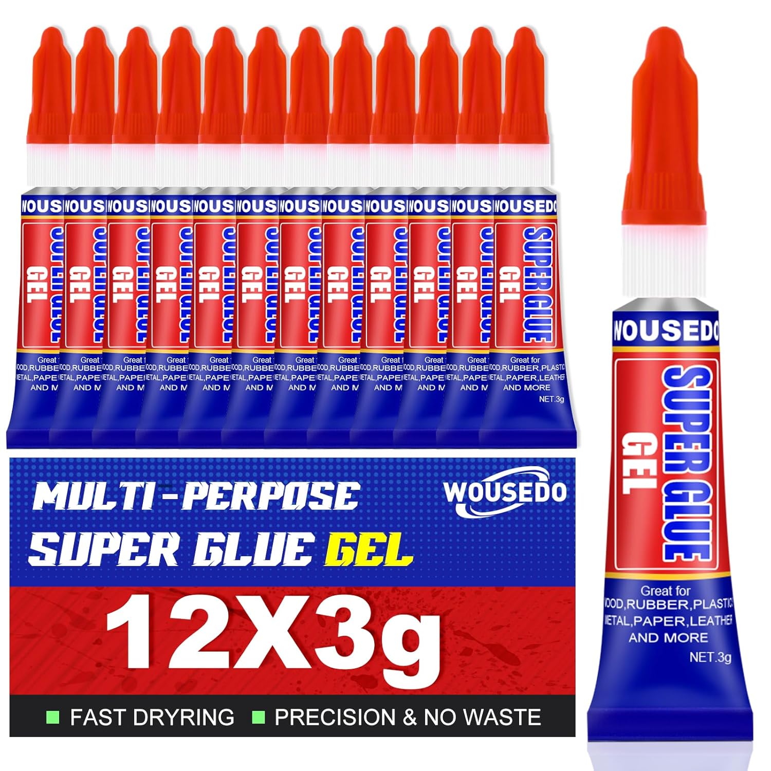 12 x 3g Super Glue Gel