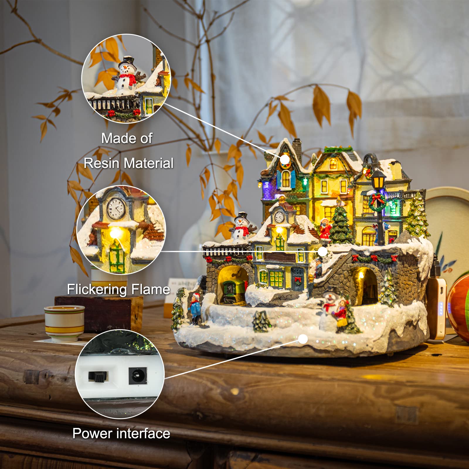 【大型】クリスマスヴィレッジ ハウス ジオラマ インテリア 電飾 ライト 大型】クリスマスヴィレッジ ハウス ジオラマ インテリア 電飾 ライト