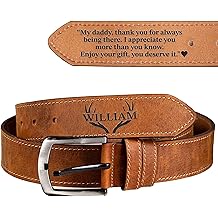 Ceinture en cuir personnalis&eacute;e pour homme Cadeau, papa, mari, ceinture en cuir personnalis&eacute;e pour homme pour No&euml;l, anniversaire, anniversaire, f&ecirc;te des p&egrave;res, mariage, remise des dipl&ocirc;mes, Saint-Valentin, cadeaux de ceinture personnalis&eacute;s pour lui
