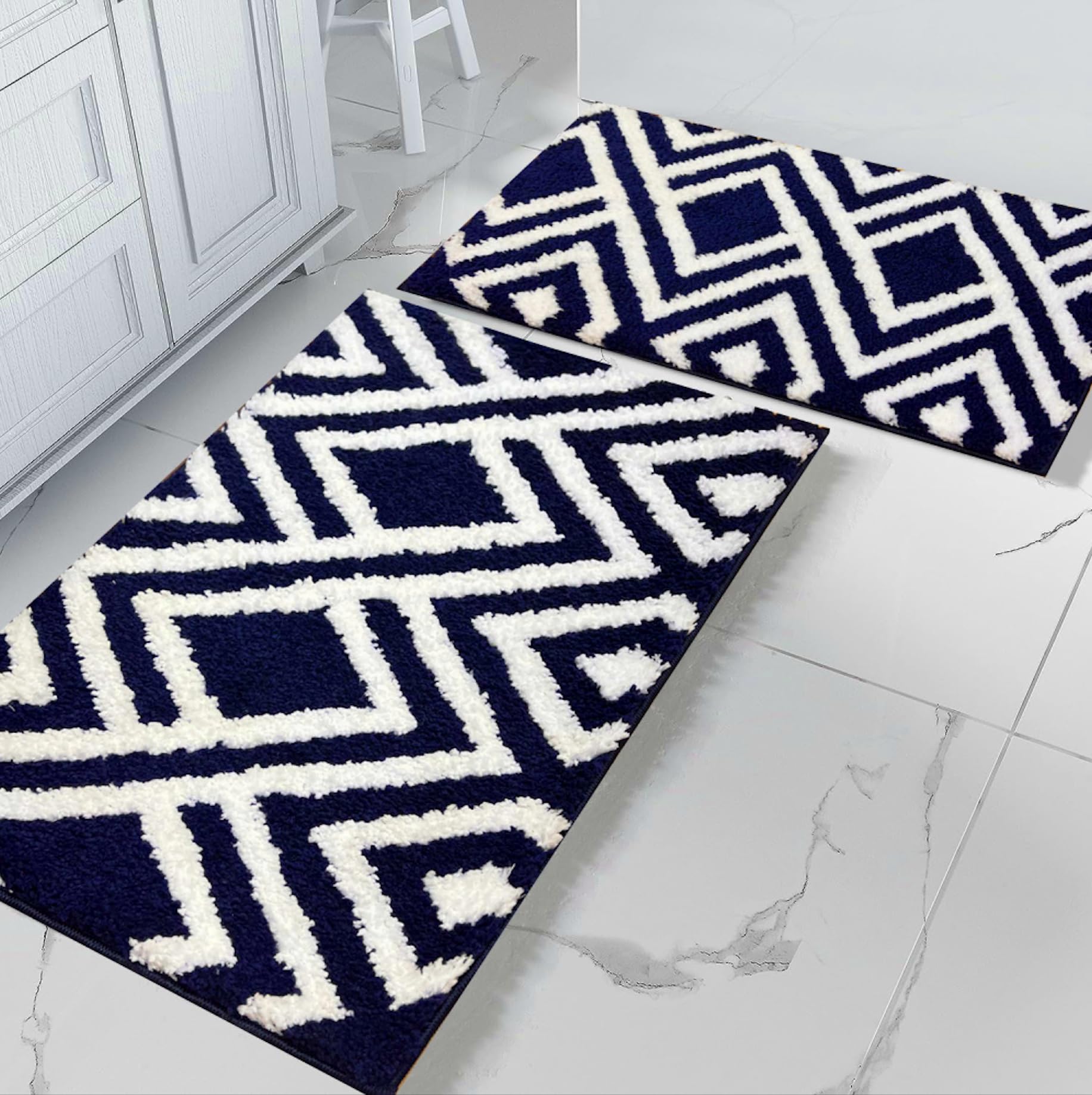 Roseate Egyptian Super Soft (40x60 cm) Microfibre Solid 2000 GSM Bath Mat Super Absorbent Anti Skid Mats for Bathroom/Bedroom/Kitchen/Door Mat/Floor Mat (Blue) Pack of 2 (B09SZ671QK) Amazon Price History, Amazon Price Tracker