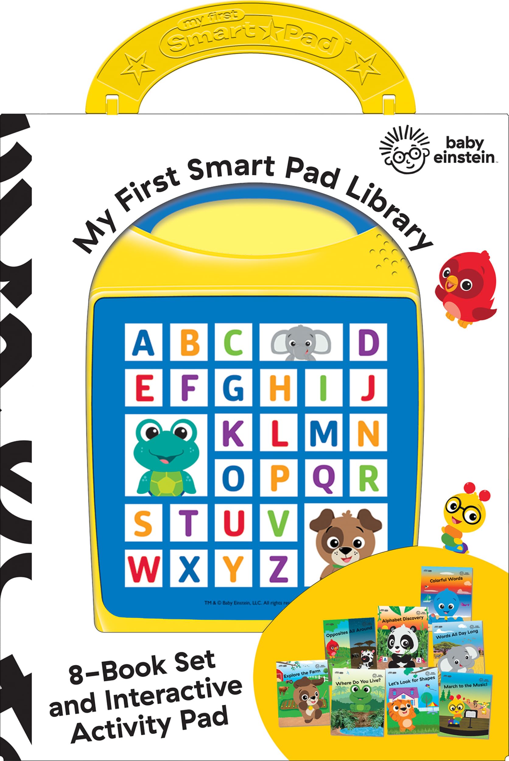 Baby Einstein - My First Smart Pad Library Electronic Activity Pad and 8-Book Library - PI Kids Board book – Sound Book, February 9, 2021