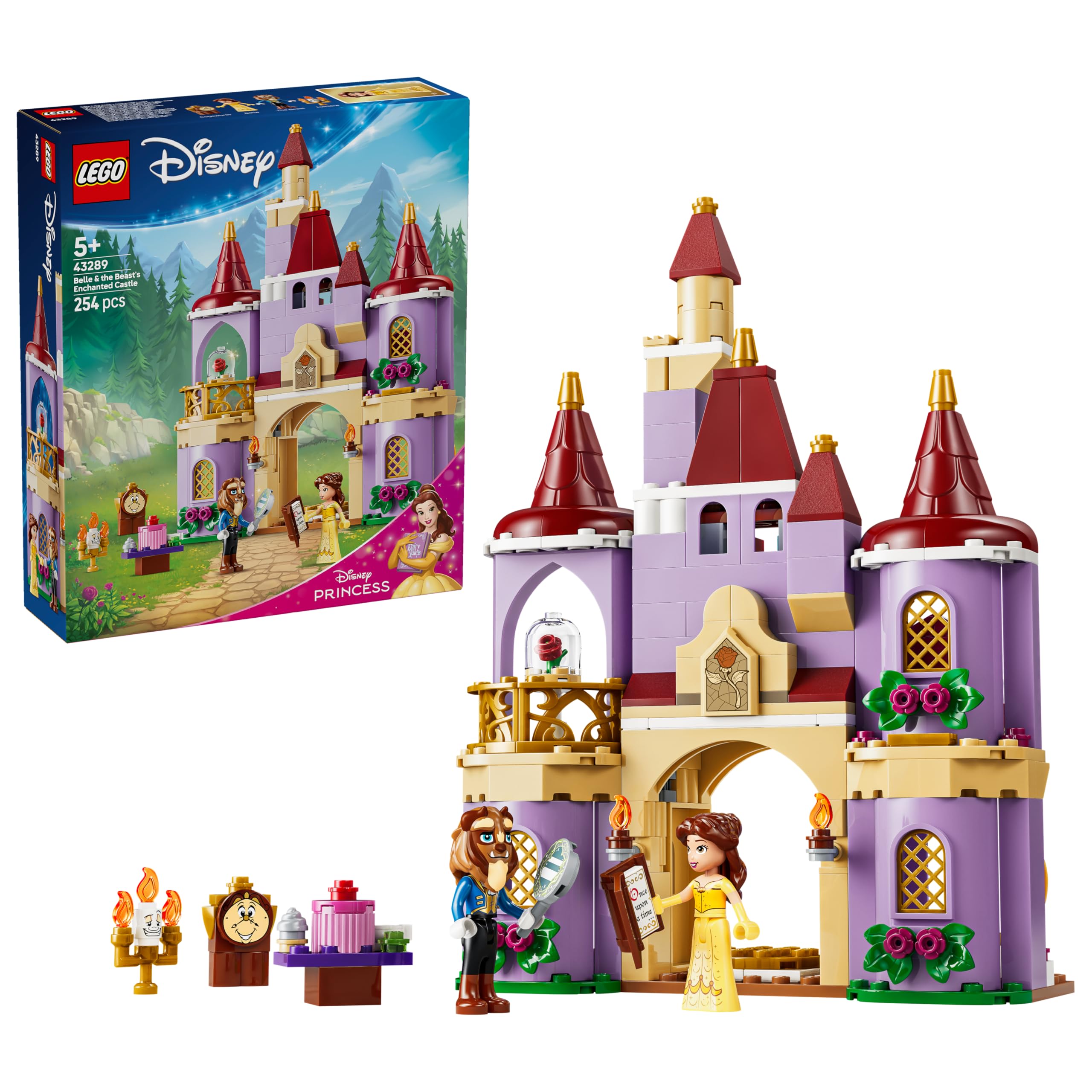 LEGO Disney Belle And The Beast's Enchanted Castle Construction Set 43289