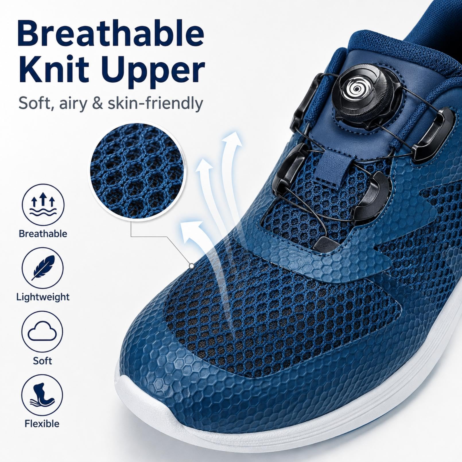 Generisch Diabetische Schuhe Herren Damen Orthopädische Walking Sneaker Extra Breit