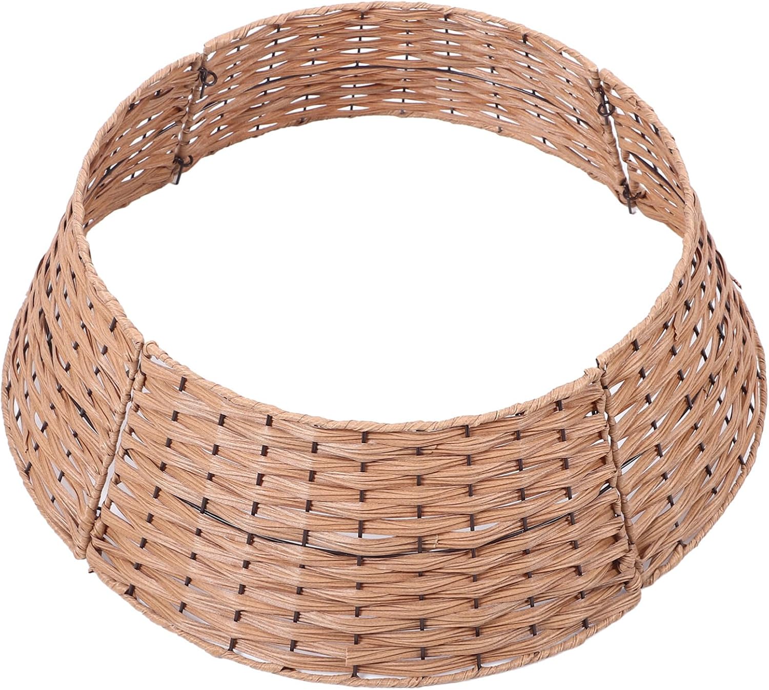 GANAZONO Rattan Christmas Tree Collar, Farmhouse Christmas