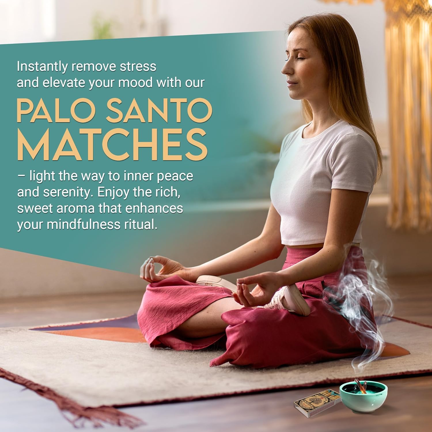 Palo Santo Sticks – High-Resin Holy Wood | Sustainable Peruvian Incense for Meditation & Cleansing (90 Count, 2-inch Sticks) - 6 Pack