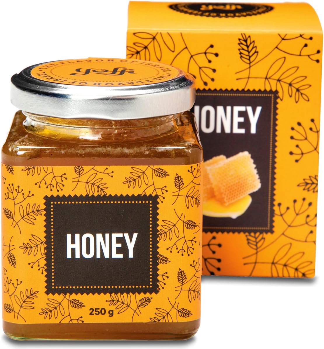 Israeli Pure Raw Honey, Holy Land Gift (8.8 Oz)