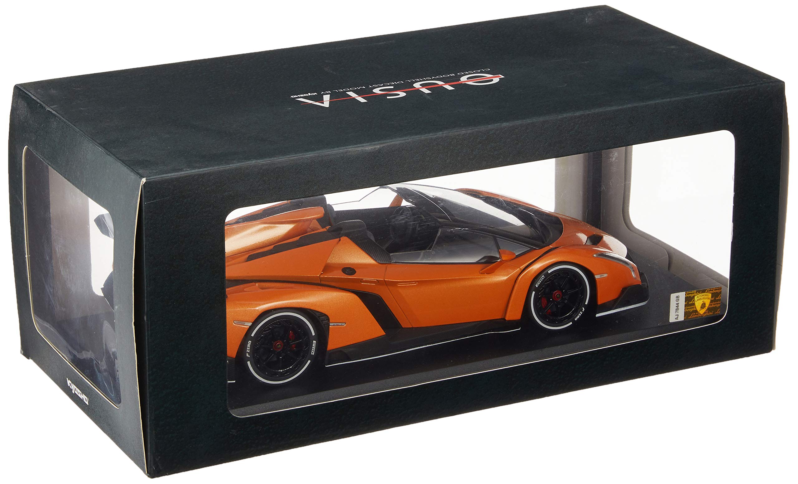 Kyosho KSC09502ORW Ousia Lamborghini Veneno Roadster Diecast Model