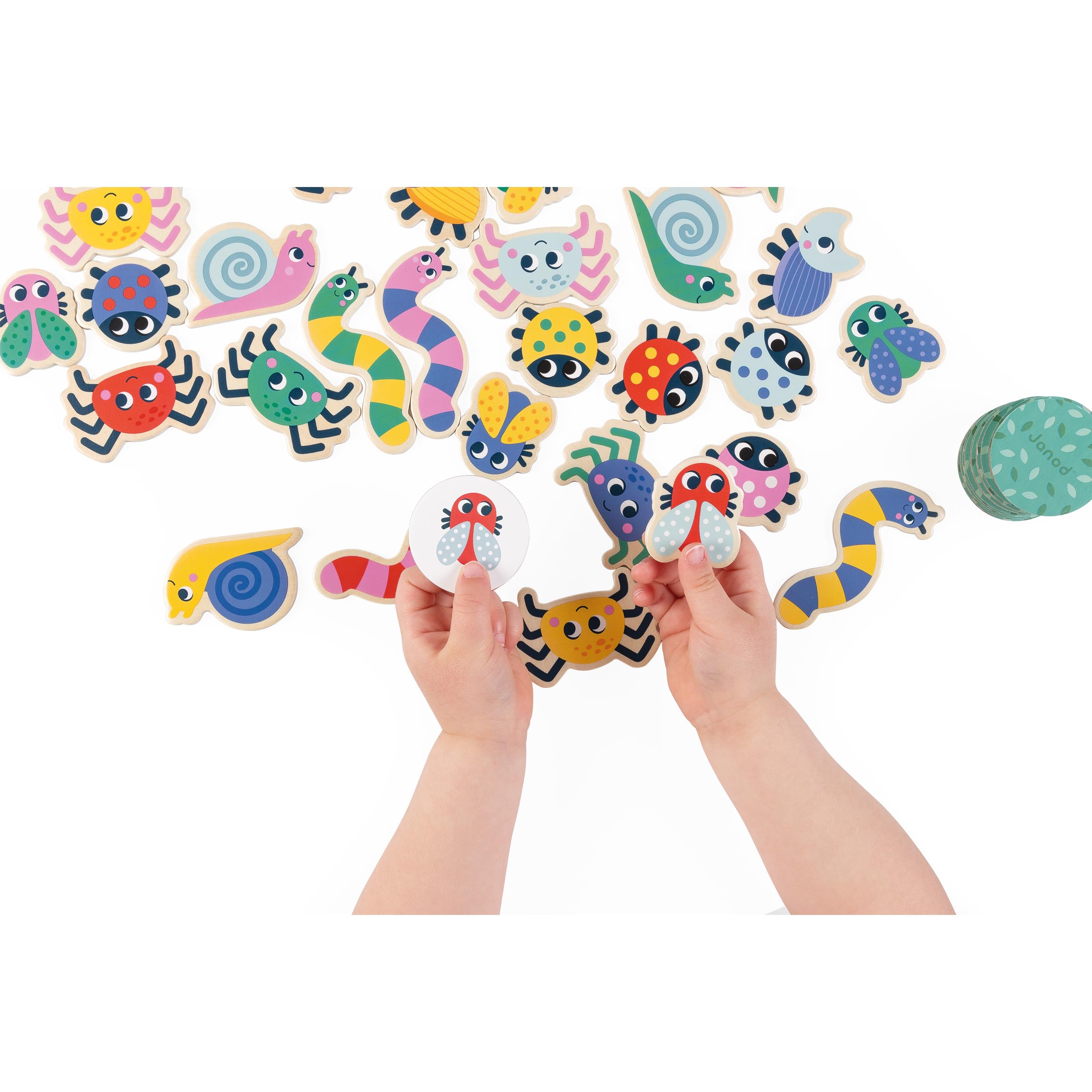Janod, Pédagogie Range, “Garden” Seek and Find Game, Children’s Educational Toy, Develops Observation Skills FSC Wood Game - Image 4