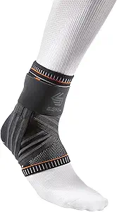 Shock Doctor Ultra Knit Ankle Brace W/Figure 6 Strap & Stays