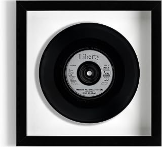 Don McLean "American Pie" Framed 7" Vinyl Record