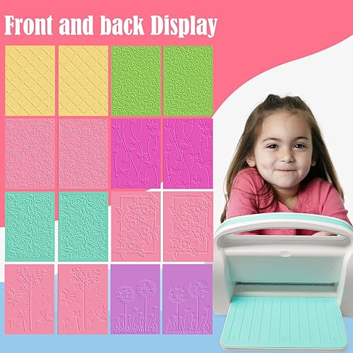 Miniatura 10 de 9 carpetas de plástico en relieve, plantilla de manualidades para álbumes de fotos, álbumes de recortes y suministros de fabricación de tarjetas