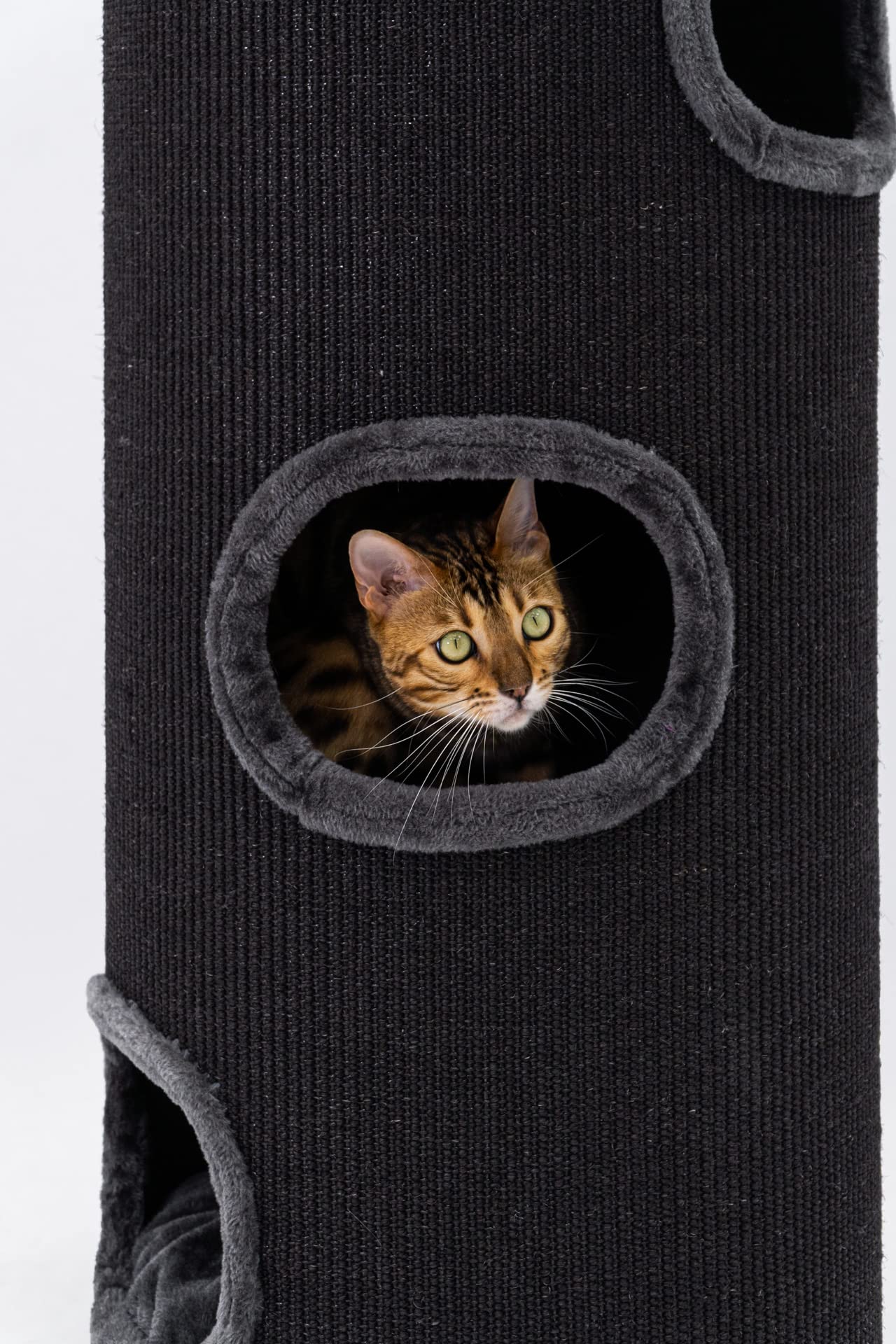 Petrebels Griffoir Dome 110 Noir, Ø 45 x 110 cm de Haut, qualité Premium et Extra Stable/Lourd