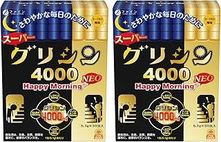 ファイン スーパーグリシン4000 Happy Morning NEO グリシン4000mg テアニン50mg 配合 国内生産 30包入(1日1包/30日分)×2個セット