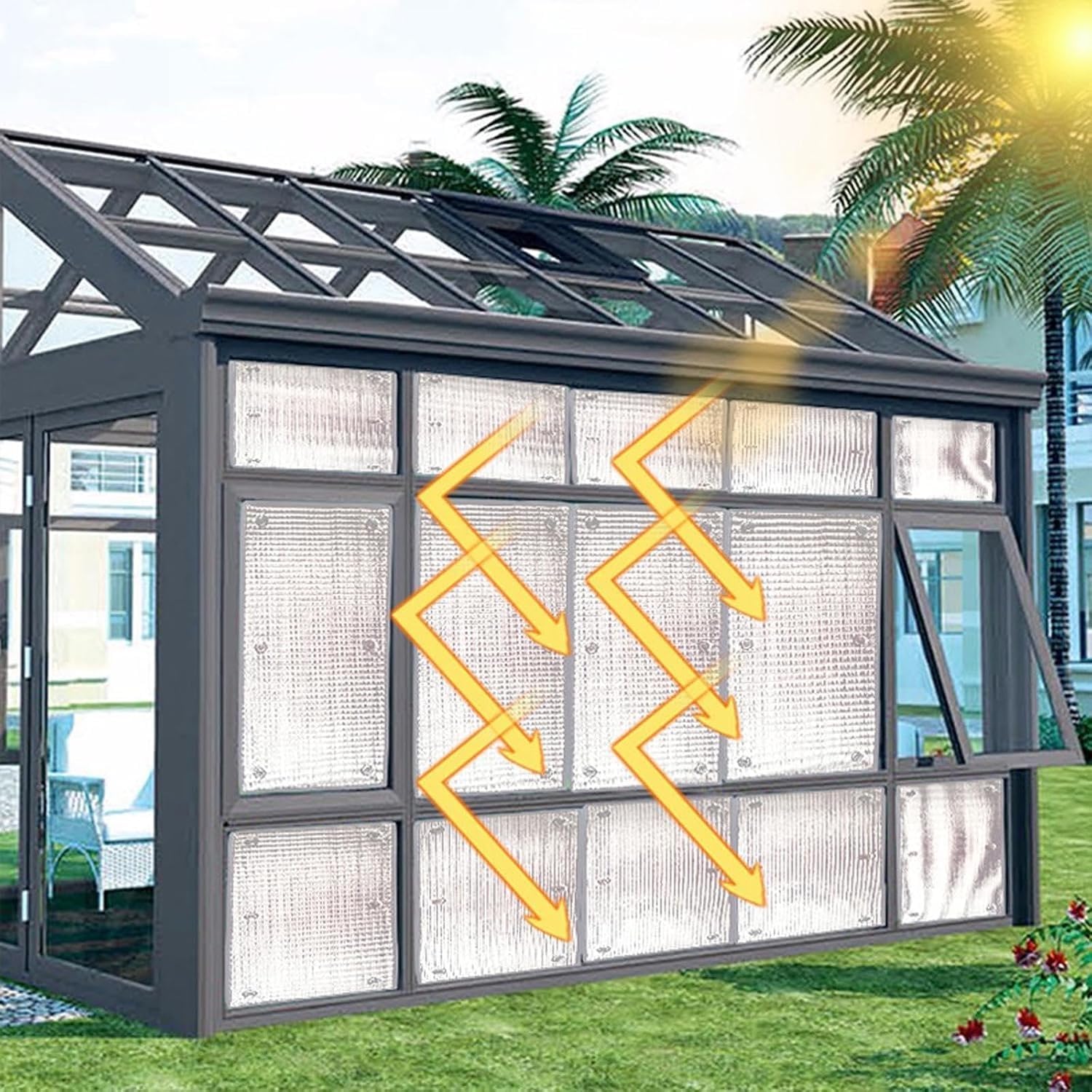 Reflective Window Film,Heat‑Blocking Window Covers