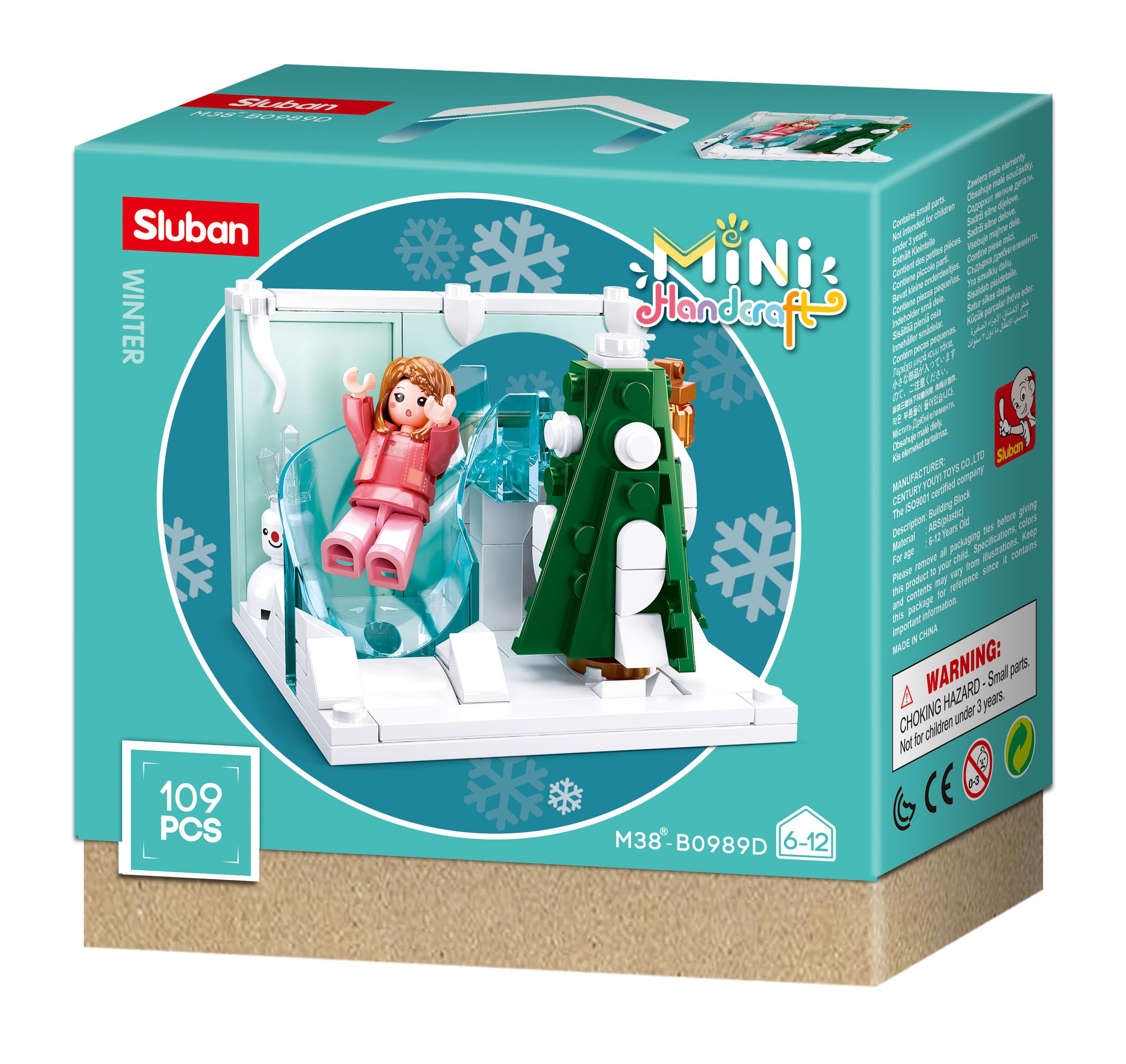 Sluban Mini Handcraft Maceracı Kar Yapım Seti, 109 Parça