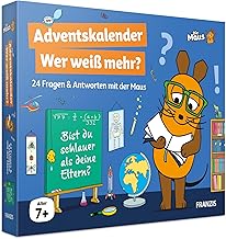 Die Maus Adventskalender Wer weiß mehr?: 24 Fragen & Antworten mit der Maus