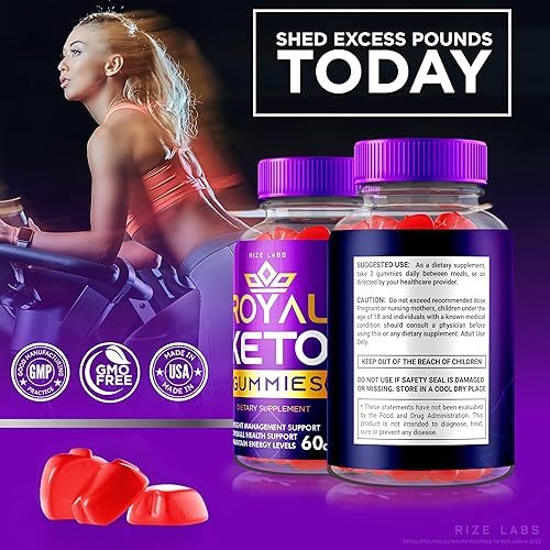 Miniatura 8 de Royal Keto ACV Gunmies, orgánicos, apoyo a la pérdida de peso de grasa del vientre para hombres y mujeres, gomitas, vinagre de sidra de manzana,