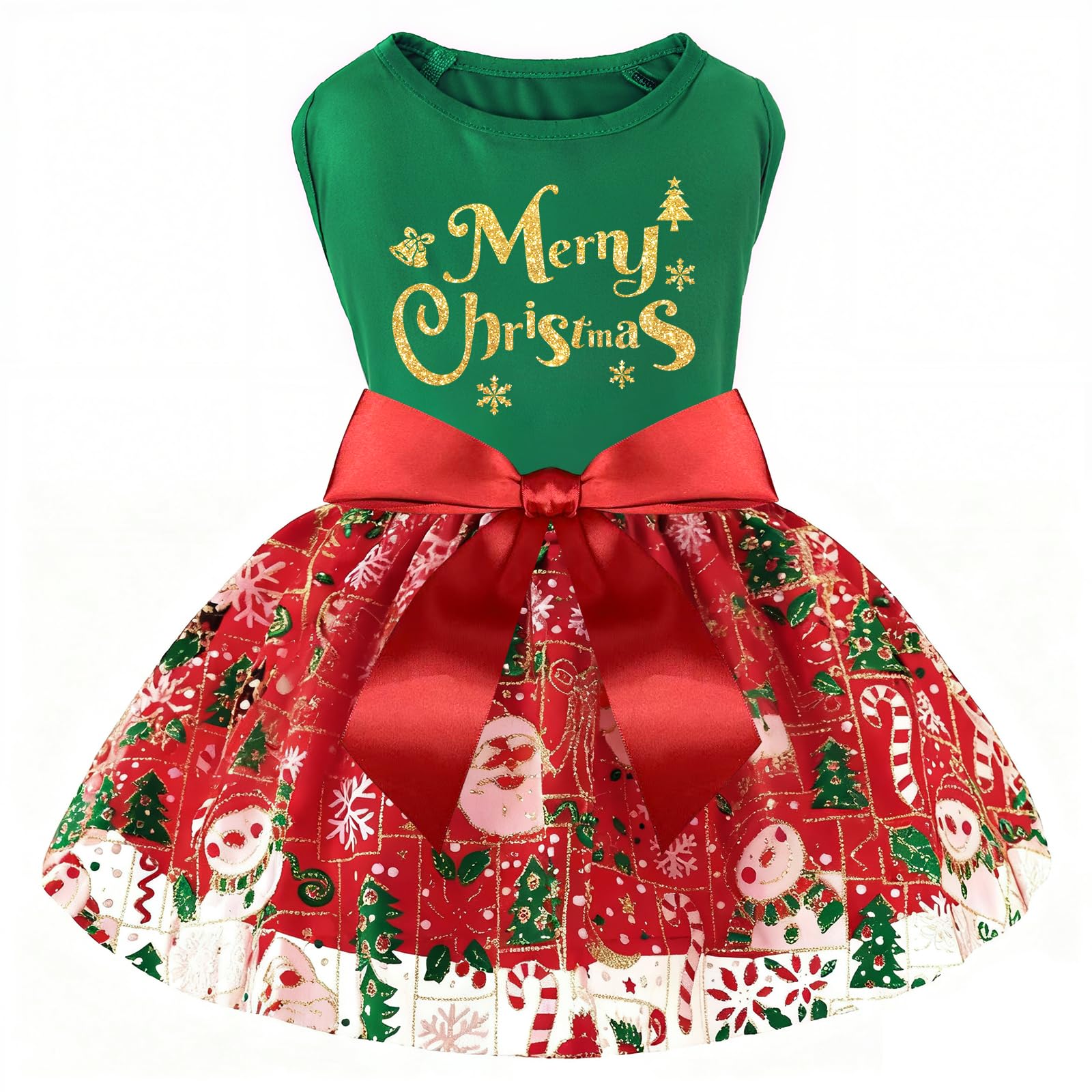 BLZEDIM Dog Outfit Sparkly Pet Holiday Tulle Dress Dog - apparel pet | Mubboo