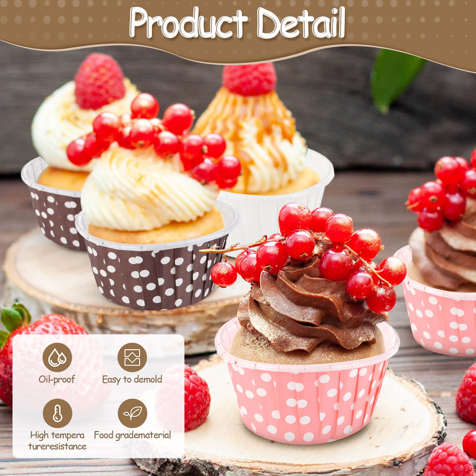 150 Stück Muffinförmchen Backförmchen - Cupcake Formen Aus Papier & Aluminiumfolie