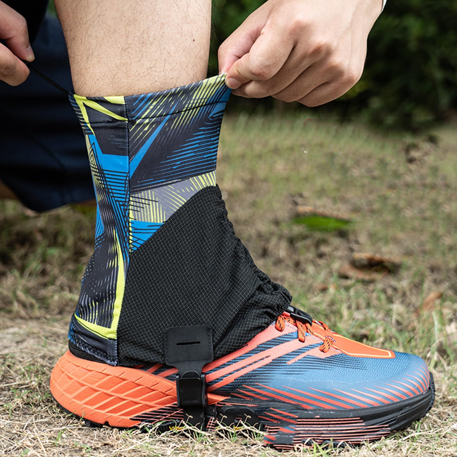 Guêtres de Jambe, guêtres de Raquette Courtes Portables Anti-Morsure de Serpent, Protection des Jambes de Cyclisme, adaptées à l'escalade, au Ski, au Cyclisme, à la randonnée